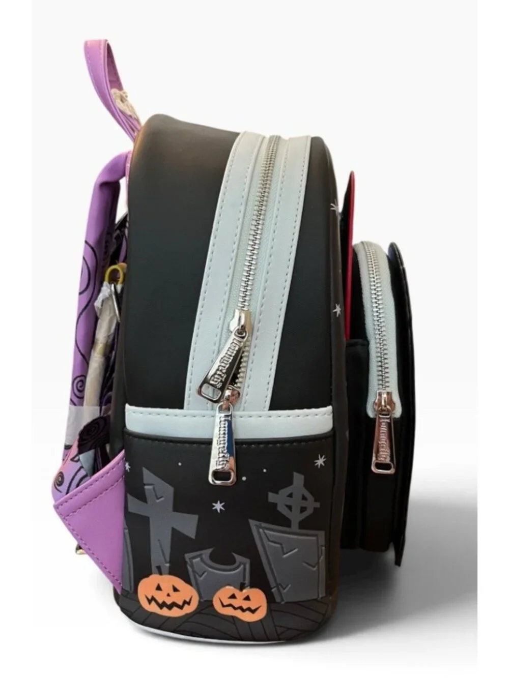 Loungefly Nightmare Before Christmas Sally Cemetery Glow Mini Backpack NWT